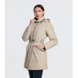 Cappotti Classici Giacche Invernale Donna Autunno/Inverno Made in Cina Quotidiano Colore Unico Standard — foto 3
