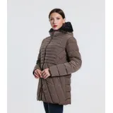 Cappotti Classici Giacche Invernale Donna Autunno/Inverno Made in Cina Quotidiano Colore Unico Standard — foto 3