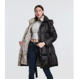 Cappotti Classici Giacche Invernale Donna Autunno/Inverno Made in Cina Quotidiano Colore Unico Standard — foto 5