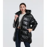 Cappotti Classici Giacche Invernale Donna Autunno/Inverno Made in Cina Quotidiano Colore Unico Standard — foto 5