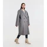 Cappotti Classici Giacche Invernale Donna Autunno/Inverno Made in Cina Quotidiano Colore Unico Standard — foto 3