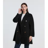 Cappotti Classici Giacche Invernale Donna Autunno/Inverno Made in Cina Quotidiano Colore Unico Standard — foto 5