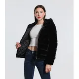 Cappotti Classici Giacche Invernale Donna Autunno/Inverno Made in Cina Quotidiano Colore Unico Standard — foto 5