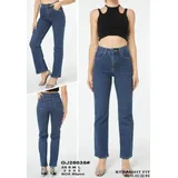 Jeans Slim Fit Donna Autunno/Inverno Made in Cina Tempo libero Colore Unico Standard — foto 1