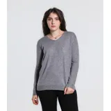 Pullover Pullover Donna Autunno/Inverno Made in Cina Quotidiano Colore Unico Standard — foto 1