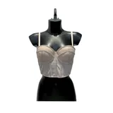 Canottiera Donna Estate Made in Italia Quotidiano Colori Casuale Standard — foto 3