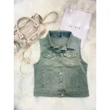 Giacca di Jeans Donna Primavera/Estate Made in Cina Quotidiano Vari Colori Standard — foto 5