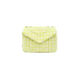 Borsa Spalla Donna Primavera/Estate Made in Italia Quotidiano Vari Colori Bottoni — foto 3