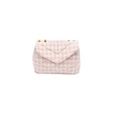 Borsa Spalla Donna Primavera/Estate Made in Italia Quotidiano Vari Colori Bottoni — foto 2