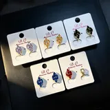 Orecchini Quattro stagioni Made in Cina Quotidiano Vari Colori — foto 1