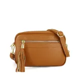 Borsa a Tracolla Donna Primavera/Estate Made in Italia Quotidiano Cerniera lampo — foto 3