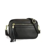 Borsa a Tracolla Donna Primavera/Estate Made in Italia Quotidiano Cerniera lampo — foto 2