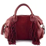 Borsa a Mano Donna Autunno/Inverno Made in Italia Quotidiano Vari Colori 3 colori Cerniera lampo — foto 1