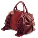 Borsa a Mano Donna Autunno/Inverno Made in Italia Quotidiano Vari Colori 3 colori Cerniera lampo — foto 5