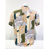 Camicia Casual Uomo Estate Made in Cina Quotidiano Colore Unico Standard Bottoni — foto 3