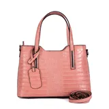 Borsa a Mano Donna Quattro stagioni Made in Italia Quotidiano Vari Colori Cerniera lampo — foto 1