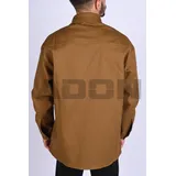 Camicia Elegante Camicie(U) Uomo Estate Made in Italia Quotidiano Colore Unico Oversize Bottoni — foto 4