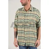 Camicie(U) Uomo Estate Made in Italia Quotidiano Colore Unico Oversize Bottoni — foto 4