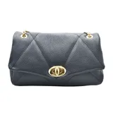 Borsa Spalla Donna Autunno/Inverno Made in Italia Quotidiano Vari Colori Bottoni — foto 3