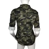 Camicia Camicia Donna Autunno/Inverno Made in Cina Tempo libero Colore Unico Standard Mimetico — foto 5