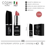 OFFERTA COSMI SOFT AND CREAMY ROSSETTO CREMOSO N.206, MADE IN ITALY — foto 1