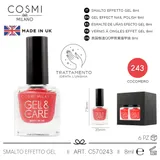 COSMI SMALTO EFFETTO GEL N.243 COCOMERO, MADE IN UK — foto 1