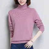 Pullover Donna Autunno/Inverno Made in Cina Tempo libero Colore Unico Standard — foto 1