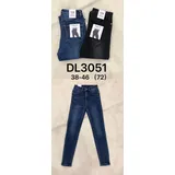 Jeans Slim Fit Donna Quattro stagioni Made in Cina Quotidiano Colore Unico Curvy(taglie forti) — foto 1