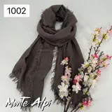 Sciarpe Donna Donna Autunno Made in Italia Tempo libero Vari Colori 80x180cm Leggero — foto 8