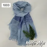 Sciarpe Donna Donna Autunno Made in Italia Tempo libero Vari Colori 80x180cm Leggero — foto 3