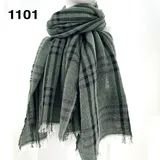 Sciarpe Donna Donna Autunno/Inverno Made in Italia Tempo libero Vari Colori 75x200cm Pesante — foto 4