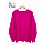Pullover Donna Autunno/Inverno Made in Cina Tempo libero Vari Colori Oversize — foto 8