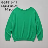 Pullover Donna Autunno/Inverno Made in Cina Tempo libero Vari Colori Oversize — foto 20