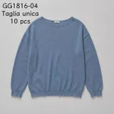 Pullover Donna Autunno/Inverno Made in Cina Tempo libero Vari Colori Oversize — foto 19
