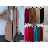 Cardigan Donna Autunno/Inverno Made in Italia Quotidiano Vari Colori Standard — foto 1