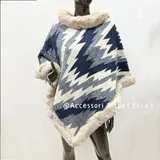 Bambina Poncho Donna Donna Autunno/Inverno Made in Cina Tempo libero Vari Colori — foto 3