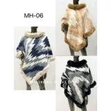 Bambina Poncho Donna Donna Autunno/Inverno Made in Cina Tempo libero Vari Colori — foto 1