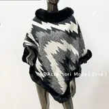 Bambina Poncho Donna Donna Autunno/Inverno Made in Cina Tempo libero Vari Colori — foto 4
