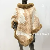 Bambina Poncho Donna Donna Autunno/Inverno Made in Cina Tempo libero Vari Colori — foto 5