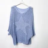 Pullover Pullover Donna Primavera/Estate Made in Italia Quotidiano Colore Unico Standard — foto 3