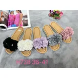 Ciabatte Donna Primavera Made in Cina Tempo libero Plateau Anteriore Aperta — foto 1