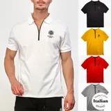 T-shirt&Polo(U) Uomo Polo Uomo Primavera/Estate Quotidiano Cerniera lampo M-XXXL tessuto leggero fresco in estate — foto 1