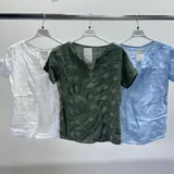 T-Shirt & Top(D) Genere T-Shirt Donna Primavera/Estate Made in Italia Quotidiano Vari Colori Petite — foto 5