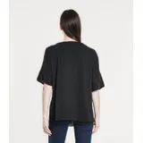 Camicetta Camicia Donna Primavera/Estate Made in Italia Quotidiano Colore Unico Standard — foto 4