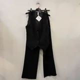 Coordinato GILET +PANTALONE A PALAZZO brillantini — foto 5