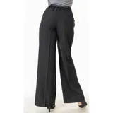 Pantalone a palazzo elegante con cintura, tasche e elastico in vita — foto 5