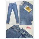 Jeans Skinny Donna Quattro stagioni Made in Cina Quotidiano Colore Unico Standard — foto 1