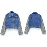 Giacca di Jeans Giacca Donna Quattro stagioni Made in Cina Tempo libero — foto 1
