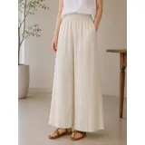 Pantaloni(D) Genere Pantaloni Donna Estate Made in Italia Quotidiano Colore Unico Standard Lacci — foto 5