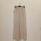 Pantaloni(D) Genere Pantaloni Donna Estate Made in Italia Quotidiano Colore Unico Standard Lacci — foto 3